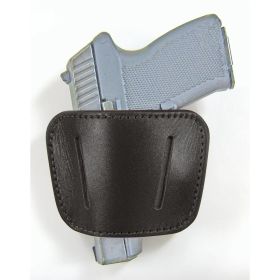 Belt Slide Holster, fits medium to large frame auto handguns-Black