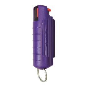 1/2 oz. BLUE HEAT Pepper Spray w/PURPLE hard case & key ring
