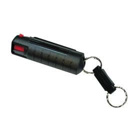 1/2 oz. BLUE HEAT Pepper Spray w/BLACK hard case & key ring