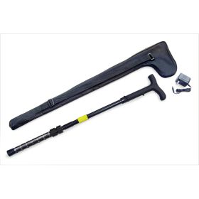 1,000,000 volt ZAP Covert Walking Cane w/Consealed Stun Gun & case