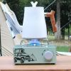 Portable Stove For Camping Camp Stove Outdoor Stove Multiple Firepower Magnetic Installation 2100W Firepower With Anti-Slip Mat