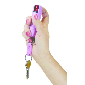 1/2 oz. Pepper Spray w/PINK hard case & quick release key ring