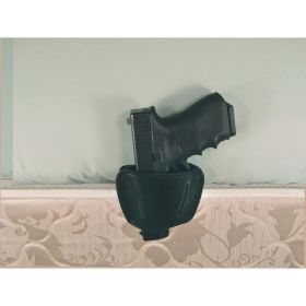 Bedside Gun Bracket with BLACK 035 Concealed Carry Holster (SMALL)
