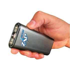 950,000 volt ZAP EDGE Stun Gun w/USB Charger - GUN METAL
